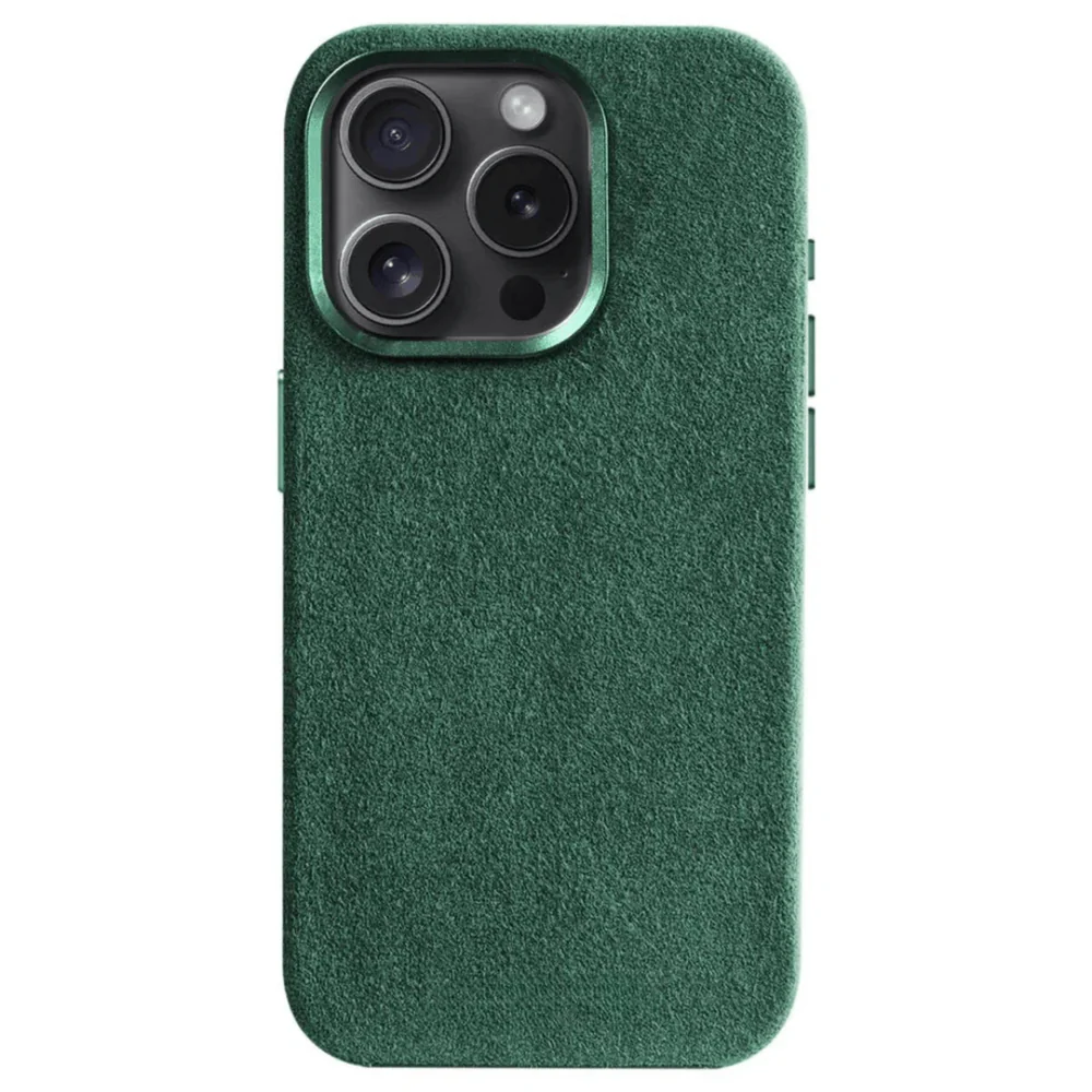 Alcantara iPhone Case - Green Edition