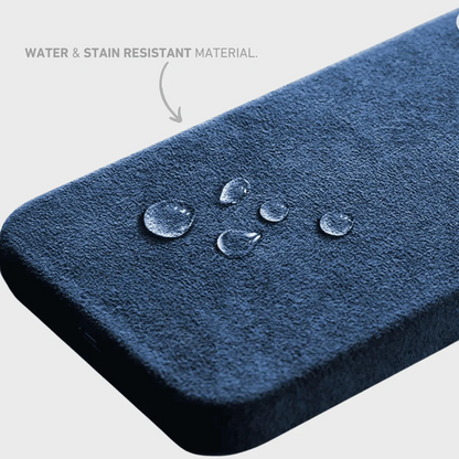 Coque pour iPhone en Alcantara - Édition Bleu Océan