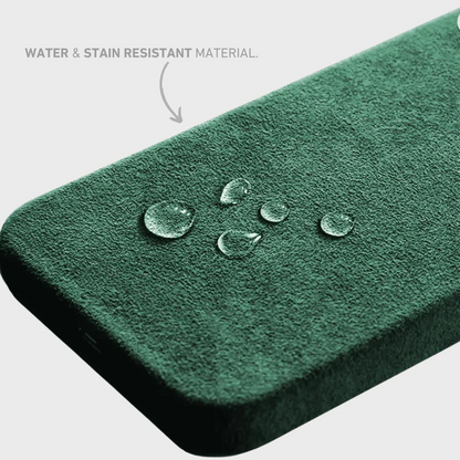 Coque pour iPhone en Alcantara - Édition verte