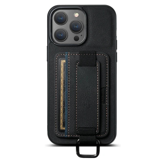 2 in 1 Leather Wallet & iPhone Case