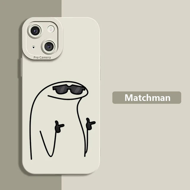 Funda de silicona Matchman para iPhone