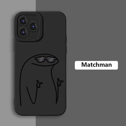 Funda de silicona Matchman para iPhone