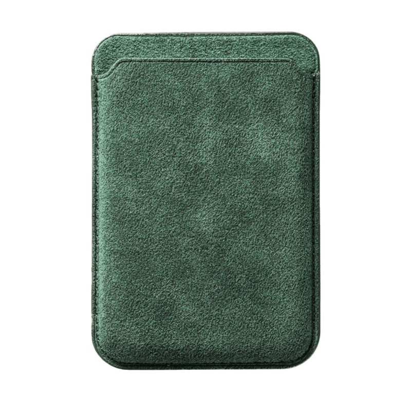 Alcantara MagSafe Wallet - Green Edition