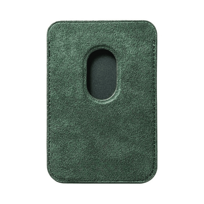 Alcantara MagSafe Wallet - Green Edition