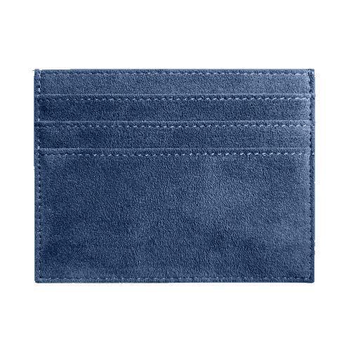 Alcantara Wallet Card - Ocean Blue